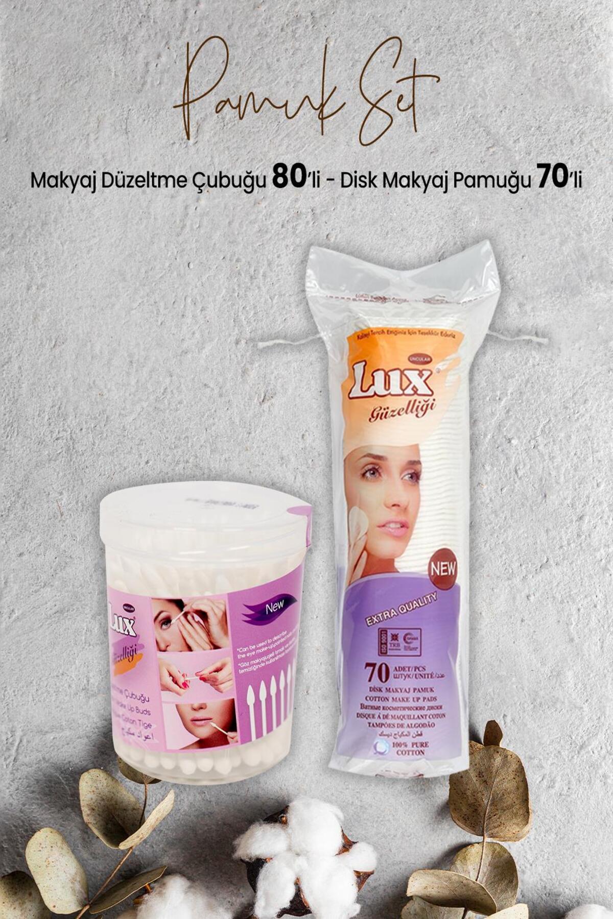 Makyaj Düzeltme Çubuğu 80' li ve Disk Makyaj Pamuğu 70'li