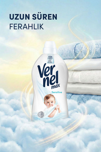 Max Sensetive Konsantre Çamaşır Yumuşatıcısı 1440 ml (60 YIKAMA) (hasas Ve Alerjik Ciltler Için )