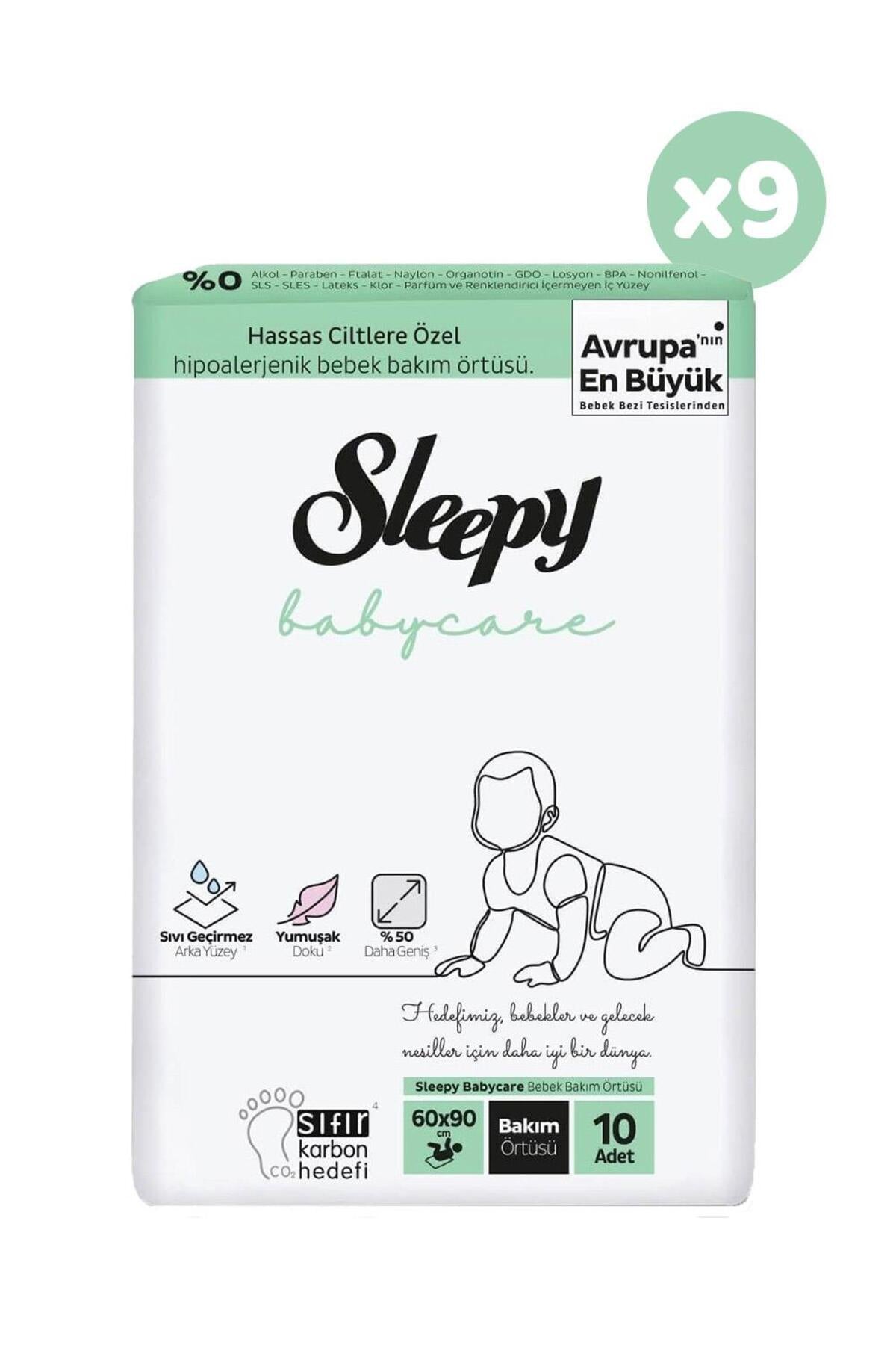 Babycare Bebek Bakım Örtüsü 10 Adet x 9