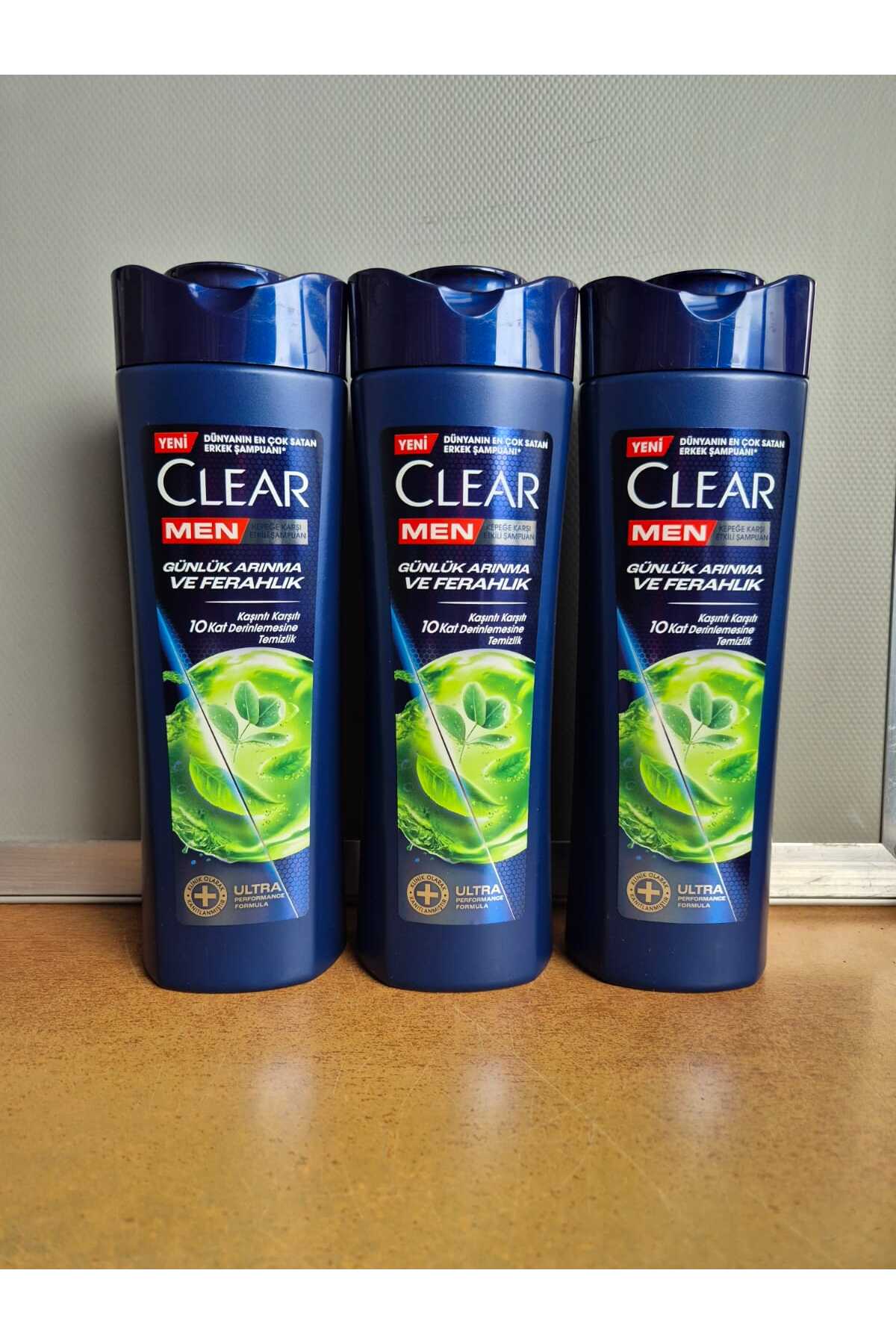 Men Şampuan Günlük Arınma ve Ferahlık 350 ml x 3 Adet