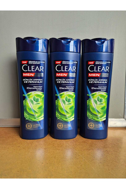 Men Şampuan Günlük Arınma ve Ferahlık 350 ml x 3 Adet