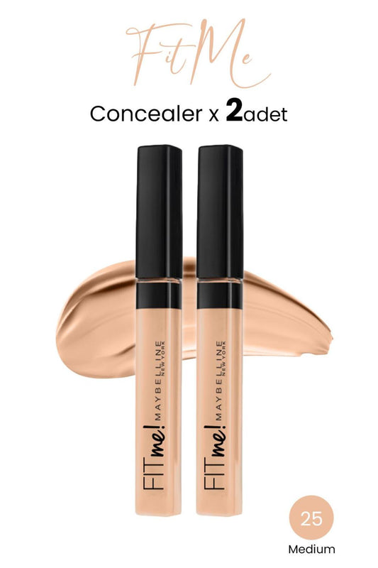 Fit Me Concealer 25 Medium X 2 Adet