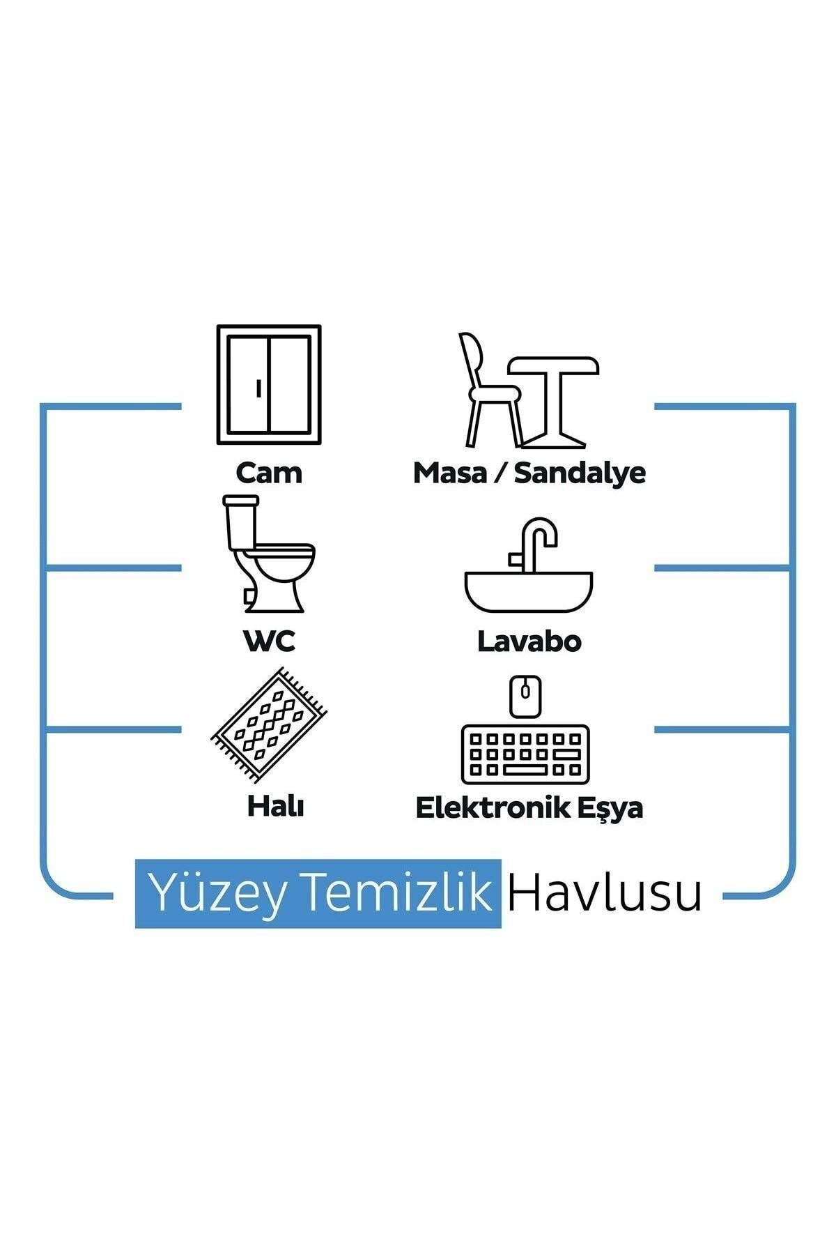 Easy Clean Çamaşır Suyu Katkılı Yüzey Temizlik Havlusu 100 Yaprak 2 Adet
