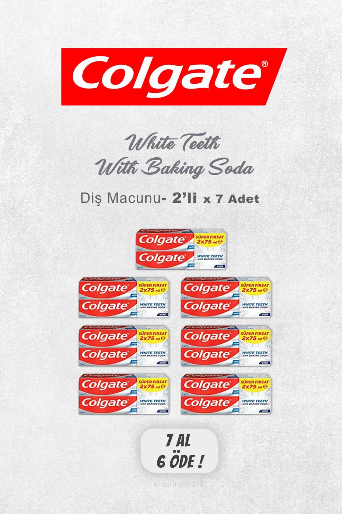 7 AL 6 ÖDE White Teeth With Baking Soda Diş Macunu