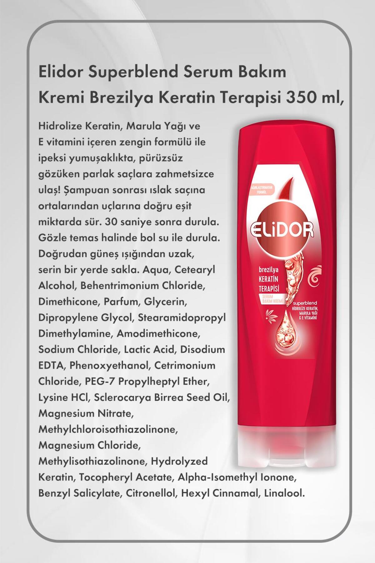 Natural Günlük Ped Normal 40 Adet X8 ve Hediye Elidor Keratin 350 ml