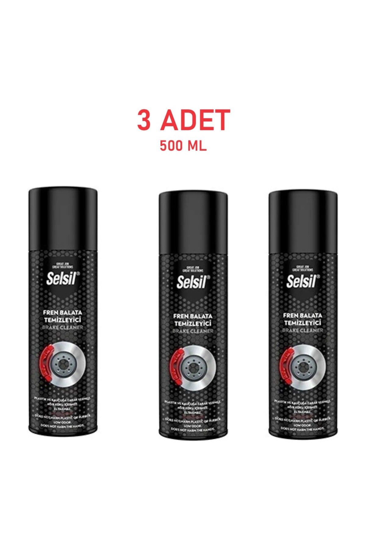 Fren Balata Temizleme Spreyi 500 ml -3 Adet