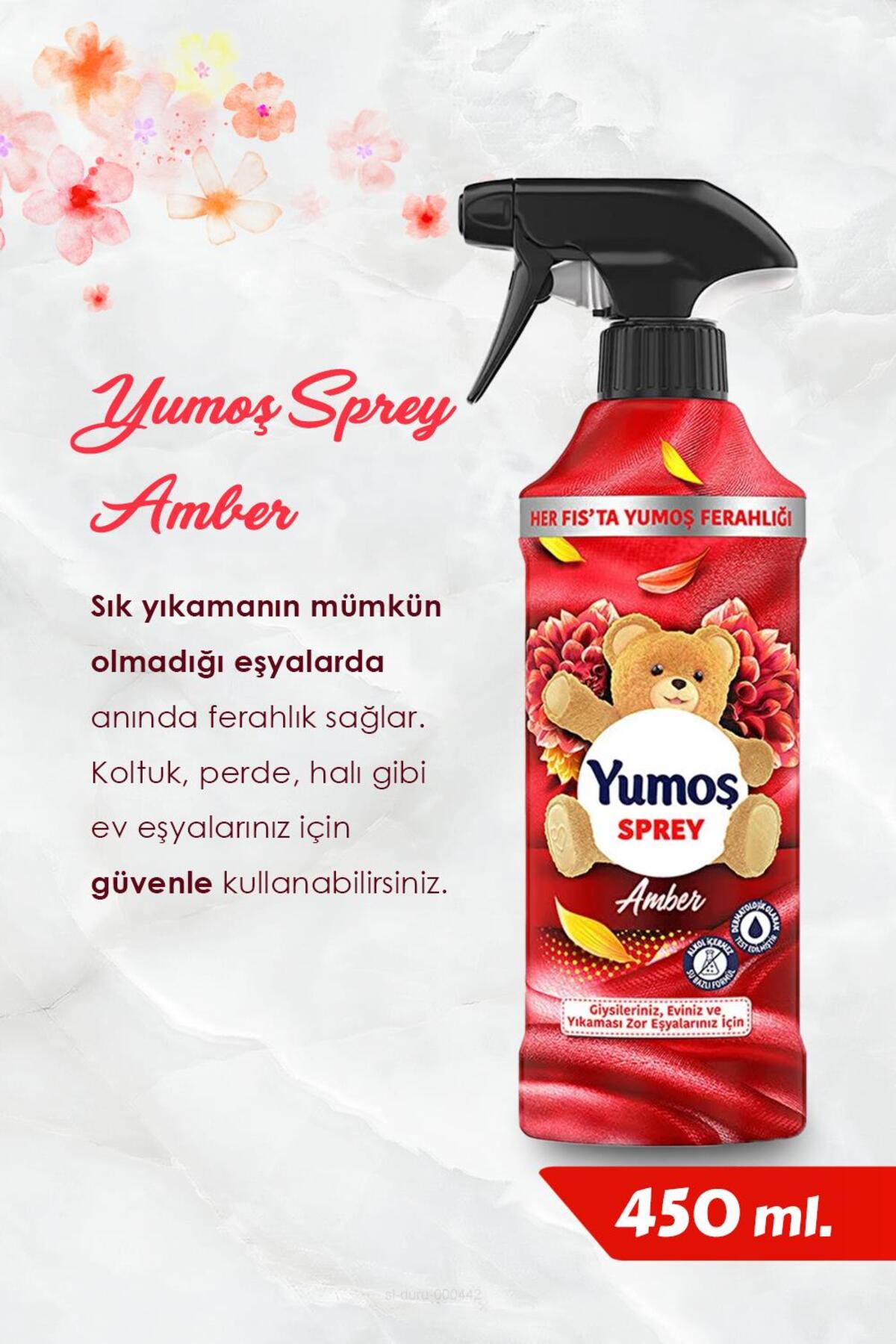 4 AL 3 ÖDE Sprey Amber 450 ml, Pamuk Hediyeli