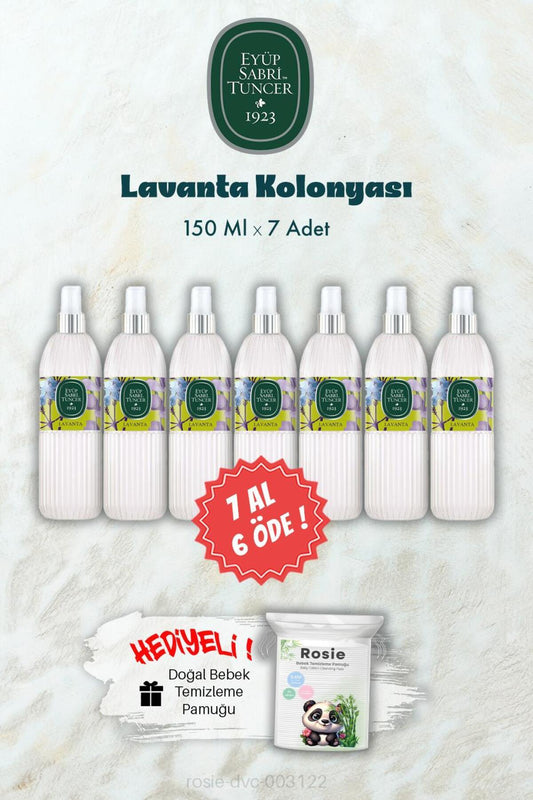 Lavanta Kolonyası 150 ML 7 AL 6 ÖDE ve ROSIE Hediye