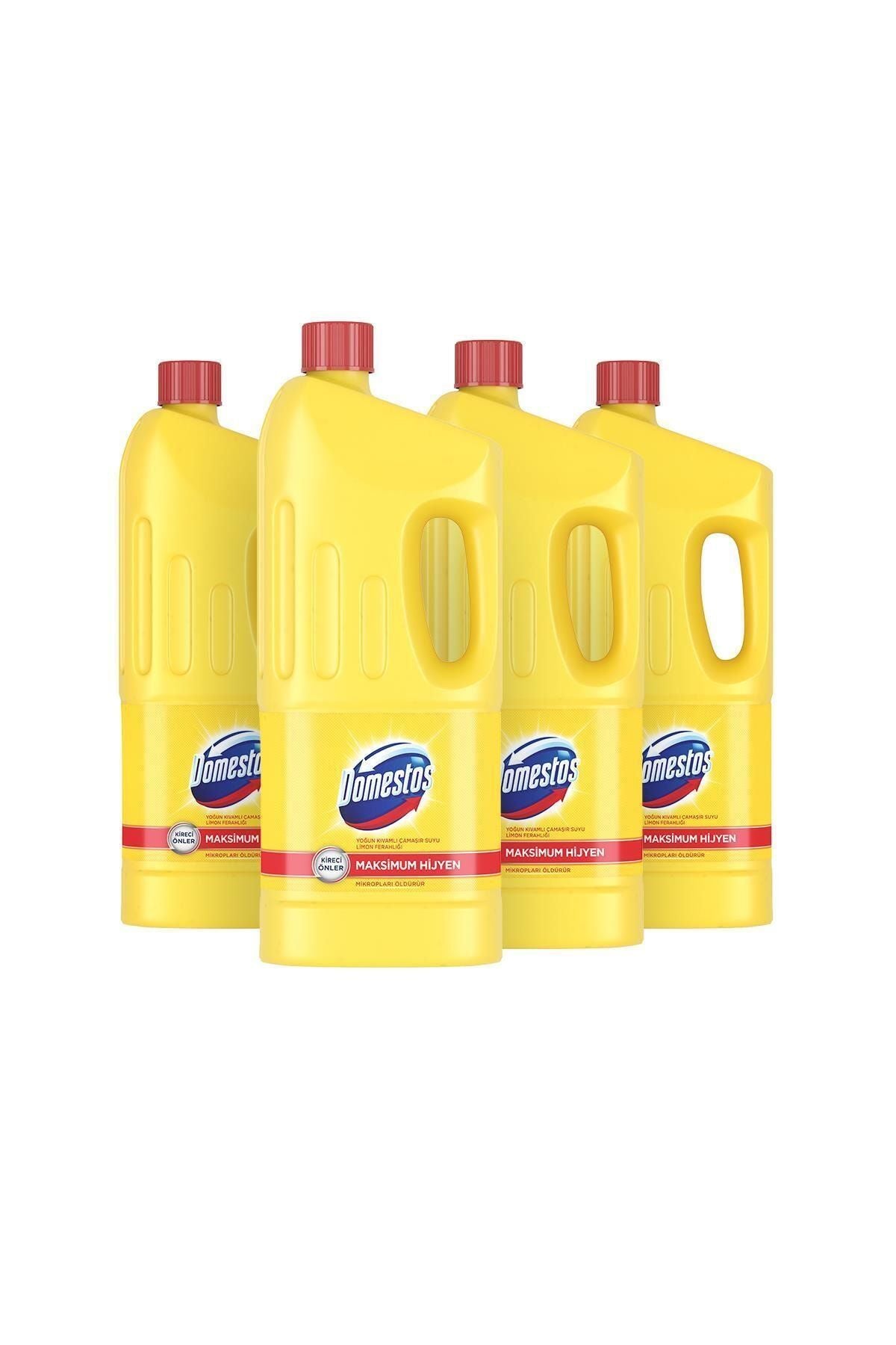 Çamaşır Suyu Limon Ferahlığı 1850 ml - 4'lü Paket
