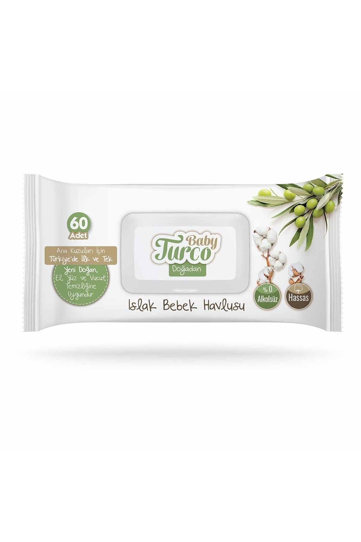 Doğadan Islak Bebek Havlusu 60 Yaprak