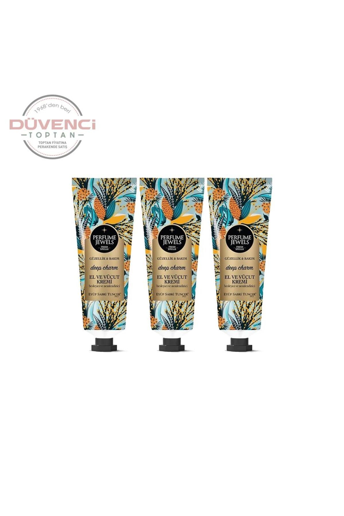 Perfume Jewels Deep Charm El Kremi 50 ML x 3 Adet
