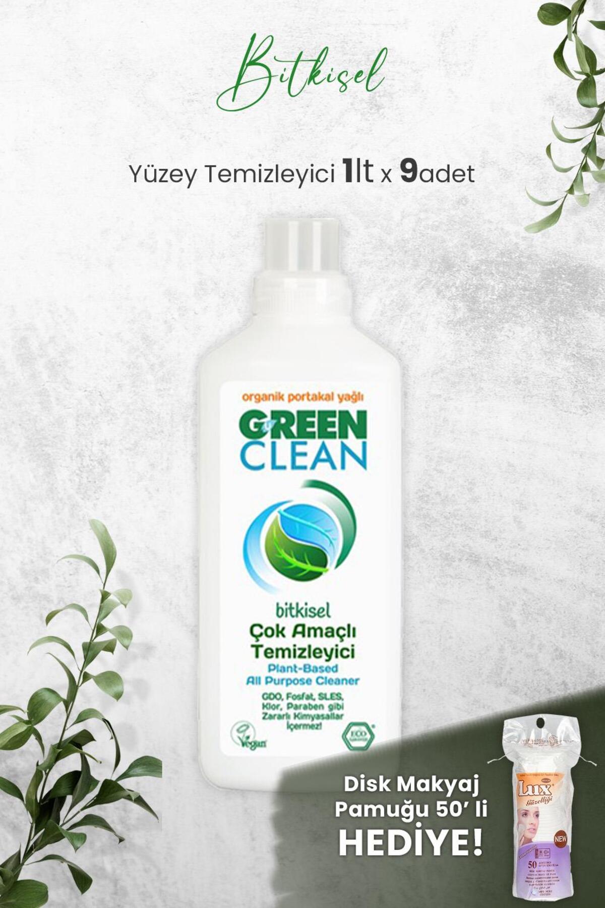 U Çok Amaçlı Yüzey Temizleyici Portakallı 1 Litre x 9 Adet ve Hediyeli