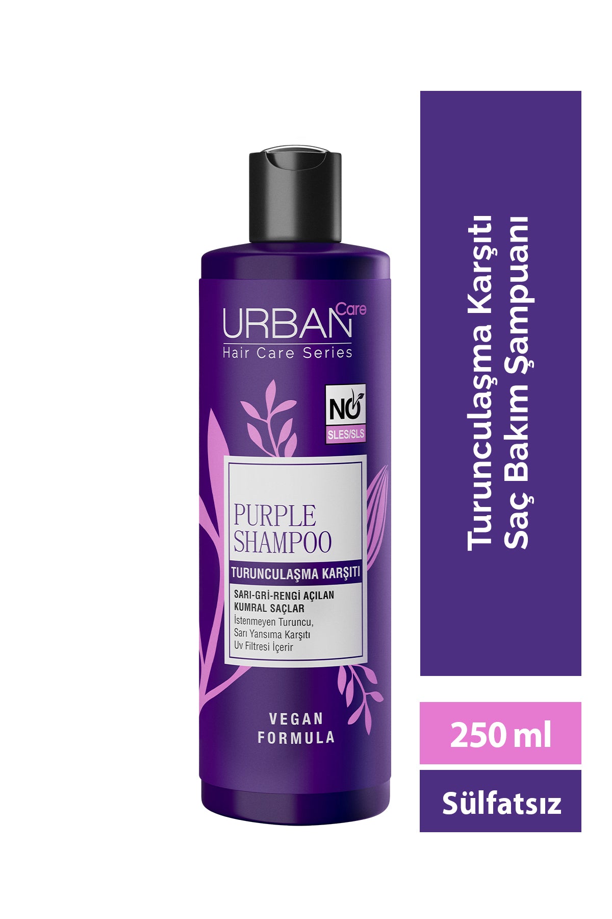 Turunculaşma Karşıtı Mor Saç Bakım Şampuanı-250 ml-sülfatsız