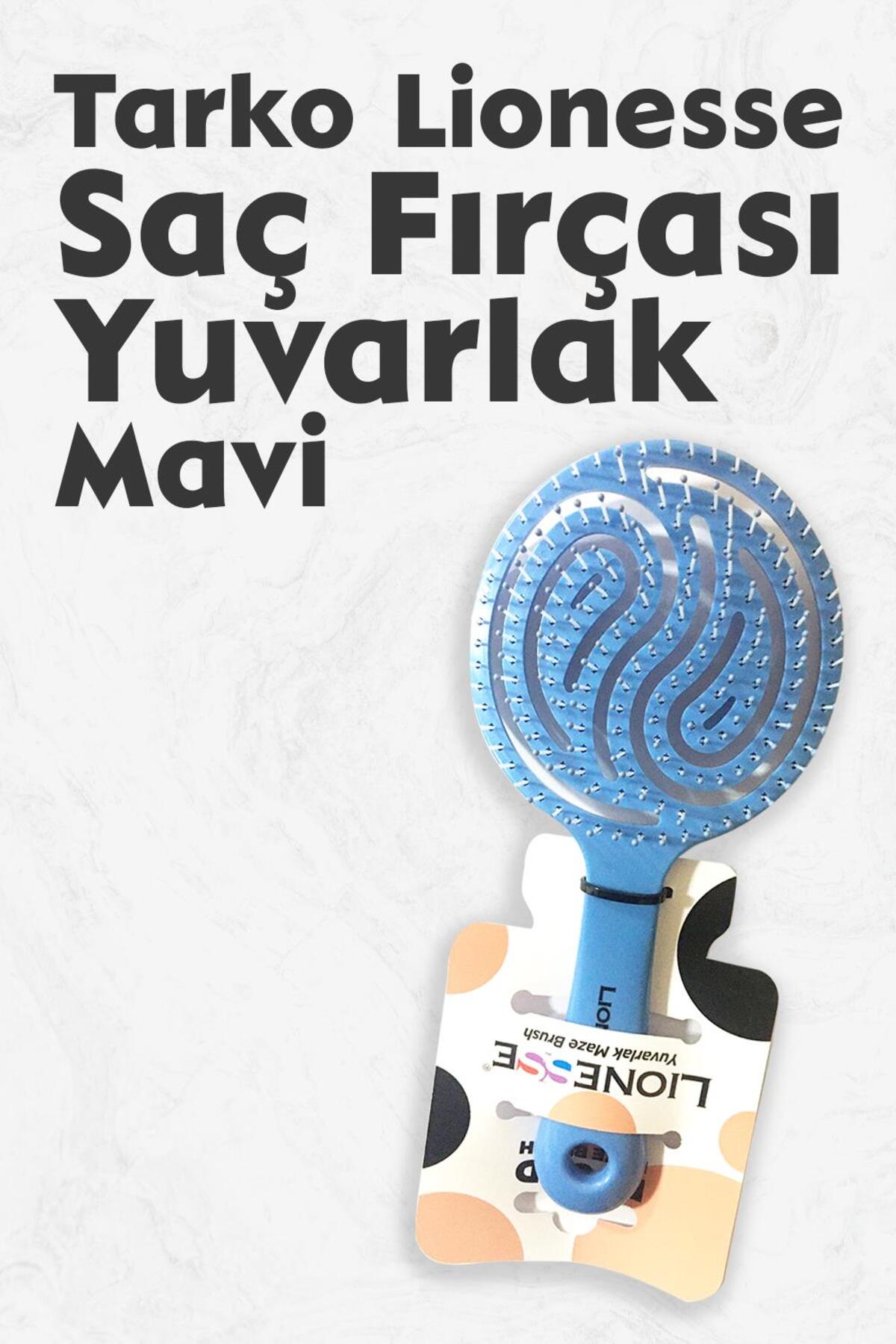 Lionesse Saç Fırçası Yuvarlak Mavi