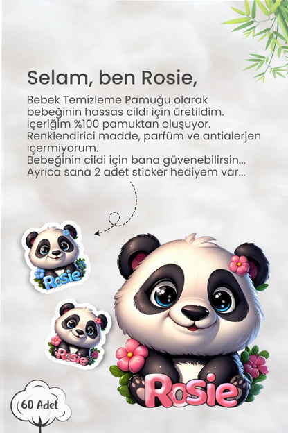 3 'lü Pj El Ve Vücut Kremi Silky Touch Tüp 50 Ml ve %100 Pamuk ROSIE