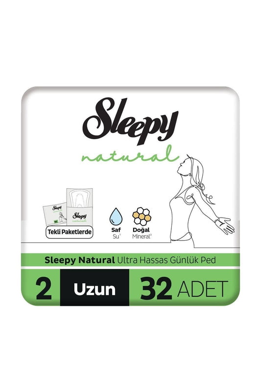 Natural Ultra Hassas Günlük Ped Uzun 32 Adet Ped