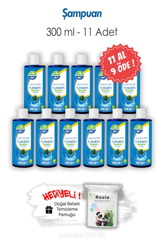 11 AL 9 ÖDE Turmepa Şampuan 300 ML ve ROSIE