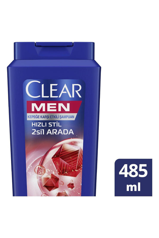 Men Şampuan Hızlı Stil 2si 1 Arada 485 ml Delist