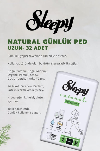 Natural Ultra Hassas Hijyenik Günlük Ped Uzun 64 Adet, Sensitive 50'li Islak Mendil ve ROSIE