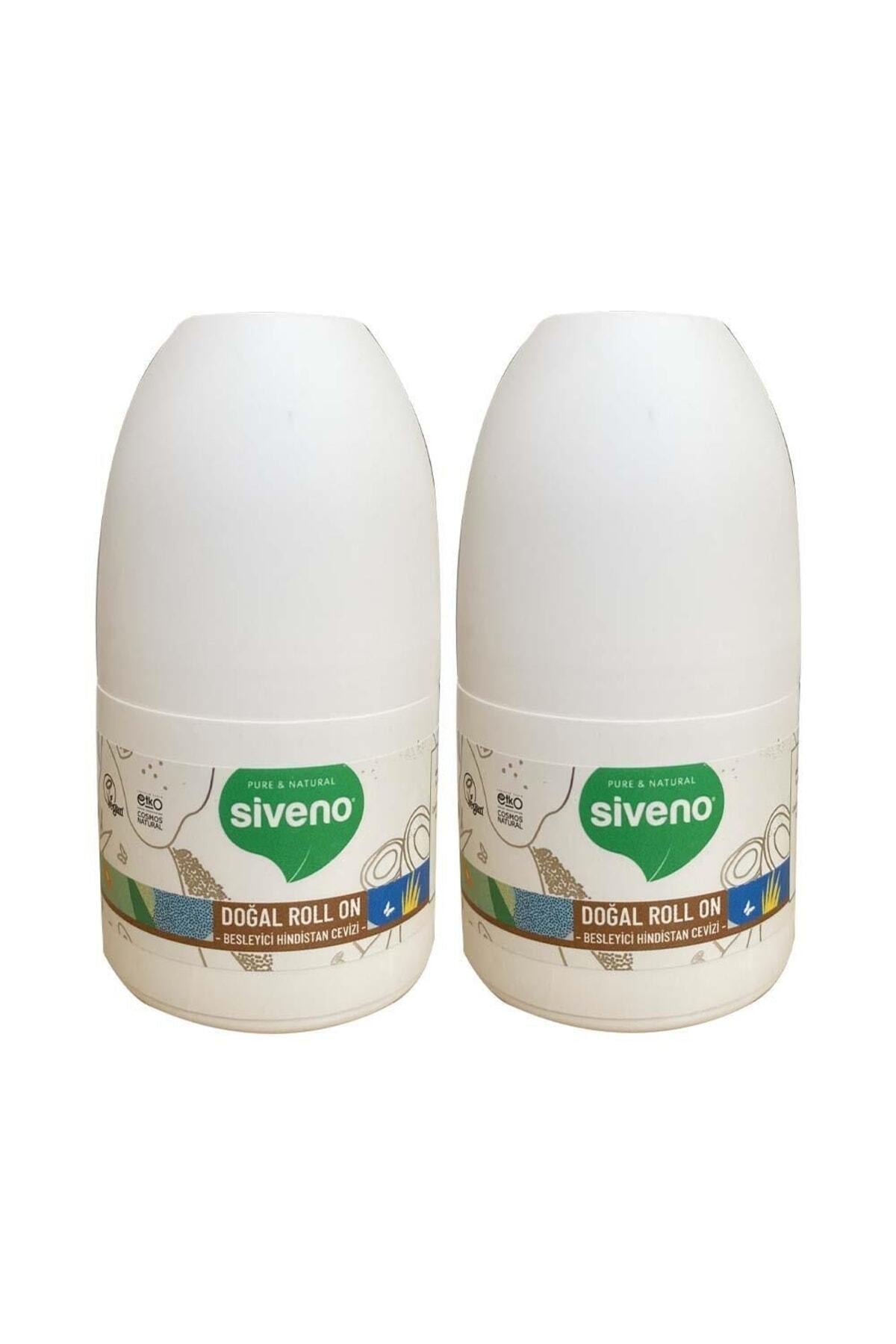 %100 Doğal Roll-On Hindistan Cevizli Deodorant Ter Kokusu Önleyici Bitkisel Lekesiz 50 ml X 2 Adet