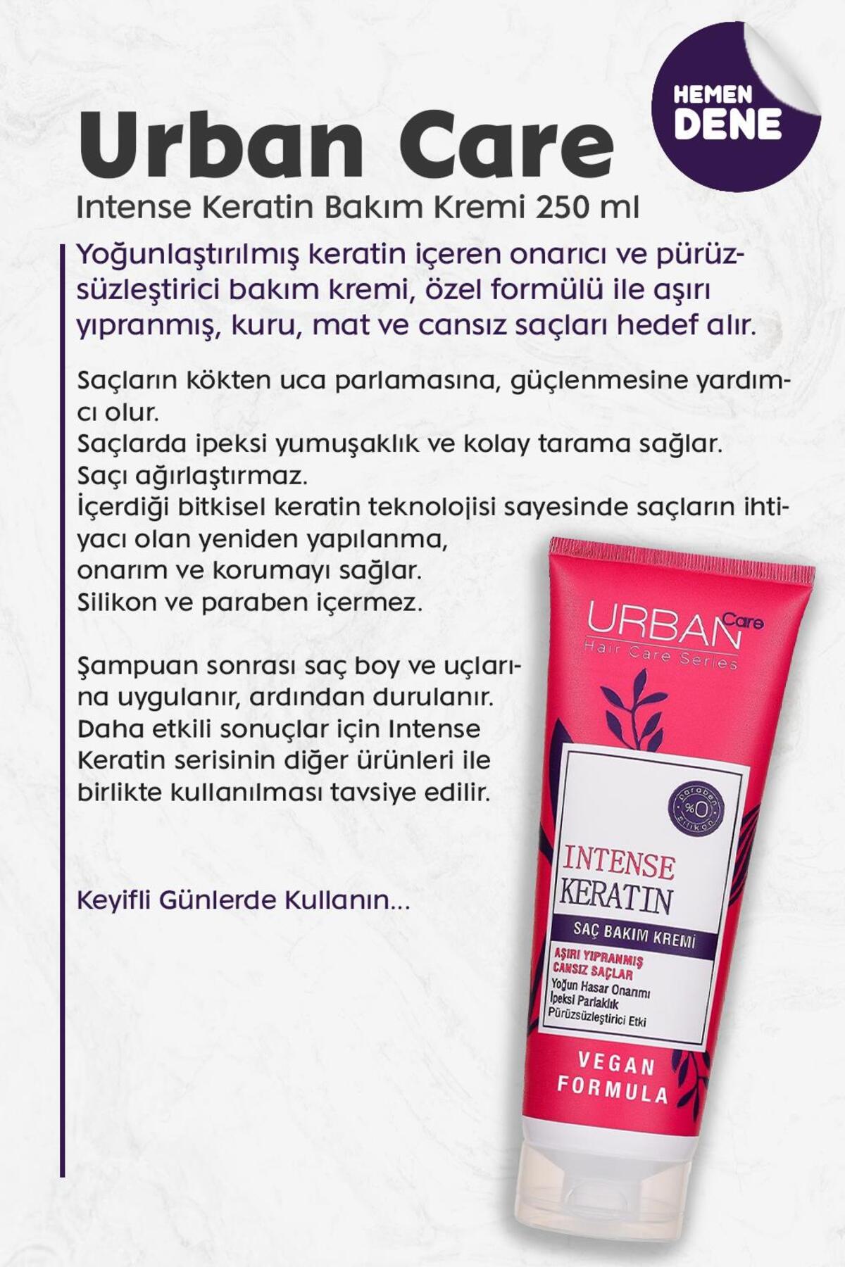 Intense Keratin Bakım Kremi 250 ml