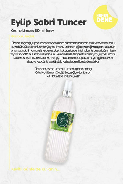 Çeşme Limonu 150 ml Sprey
