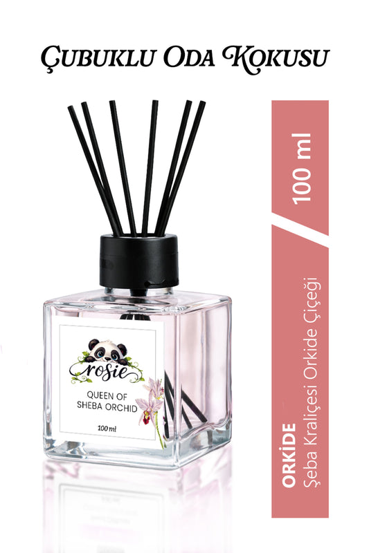 Orkide Çubuklu Oda Kokusu 100 ML Cam Şişe
