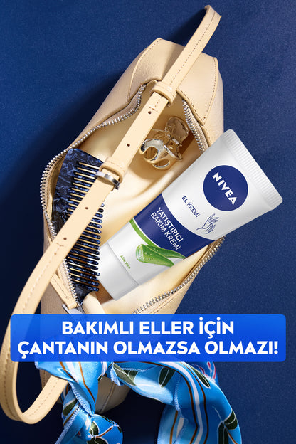Yatıştırıcı El Bakım Kremi Aloe Vera 75ml, Nemlendirici, Jojoba Yağı, Yumuşak Cilt, Hızlı Emilir