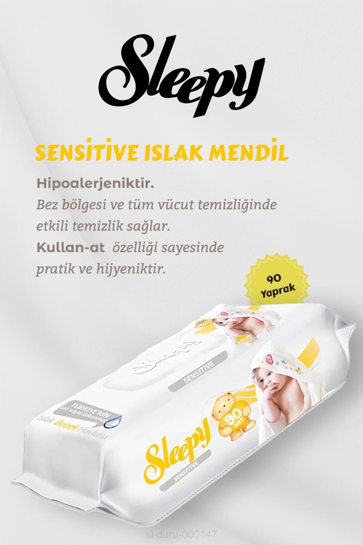 14 AL 12 ÖDE Sensitive 90' lı Islak Havlu, ROSIE Hediyeli