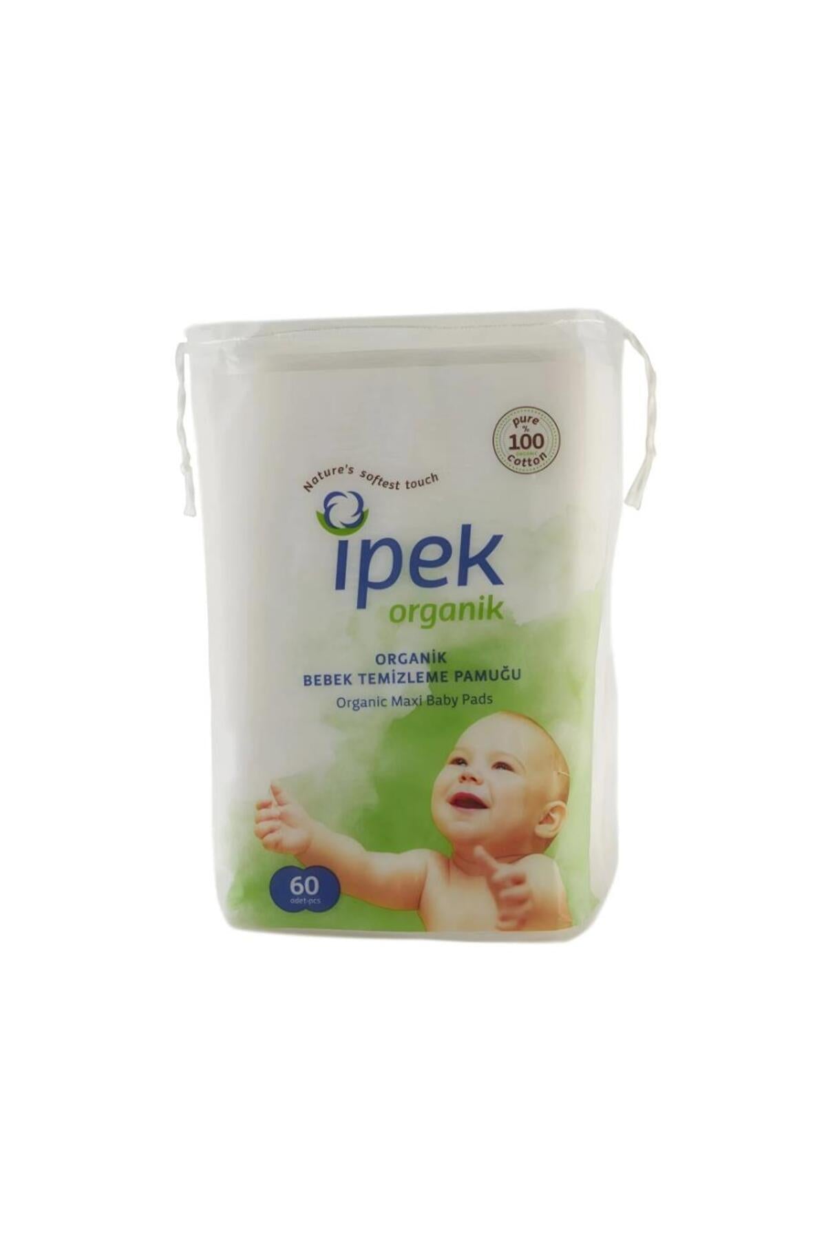 Organik Bebek Temizleme Pamuğu 60 Adet