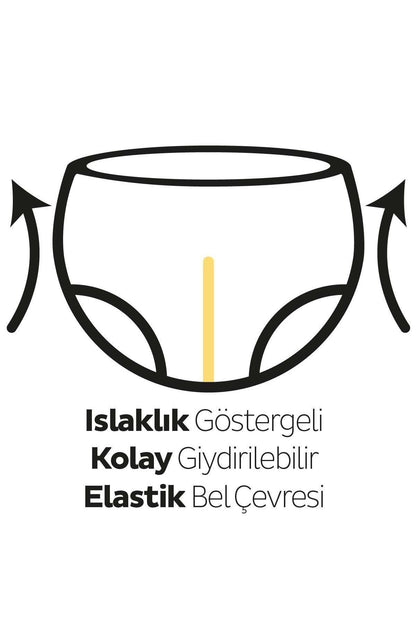 Külot Bebek Bezi Natural Beden:4 (7-14KG) Maxi 96 Adet Ekonomik Fırsat Pk