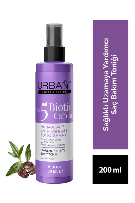 Expert Biotin Ve Kafein Dökülme Karşıtı Saç Bakim Toniği- Hızlı Uzamaya Yardımcı 200 ml-Vegan