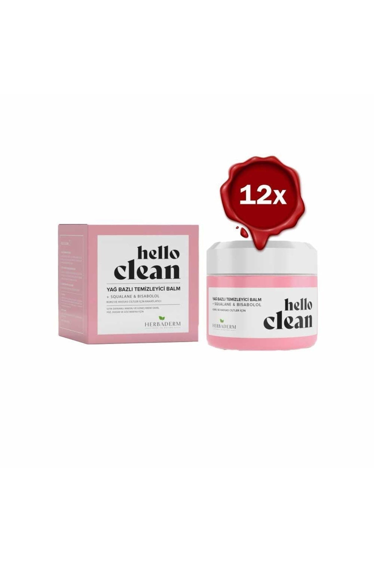 Hello Clean Yağ Bazlı Temizleyici Balm Squalane & Bısabolol 100 Ml X 12
