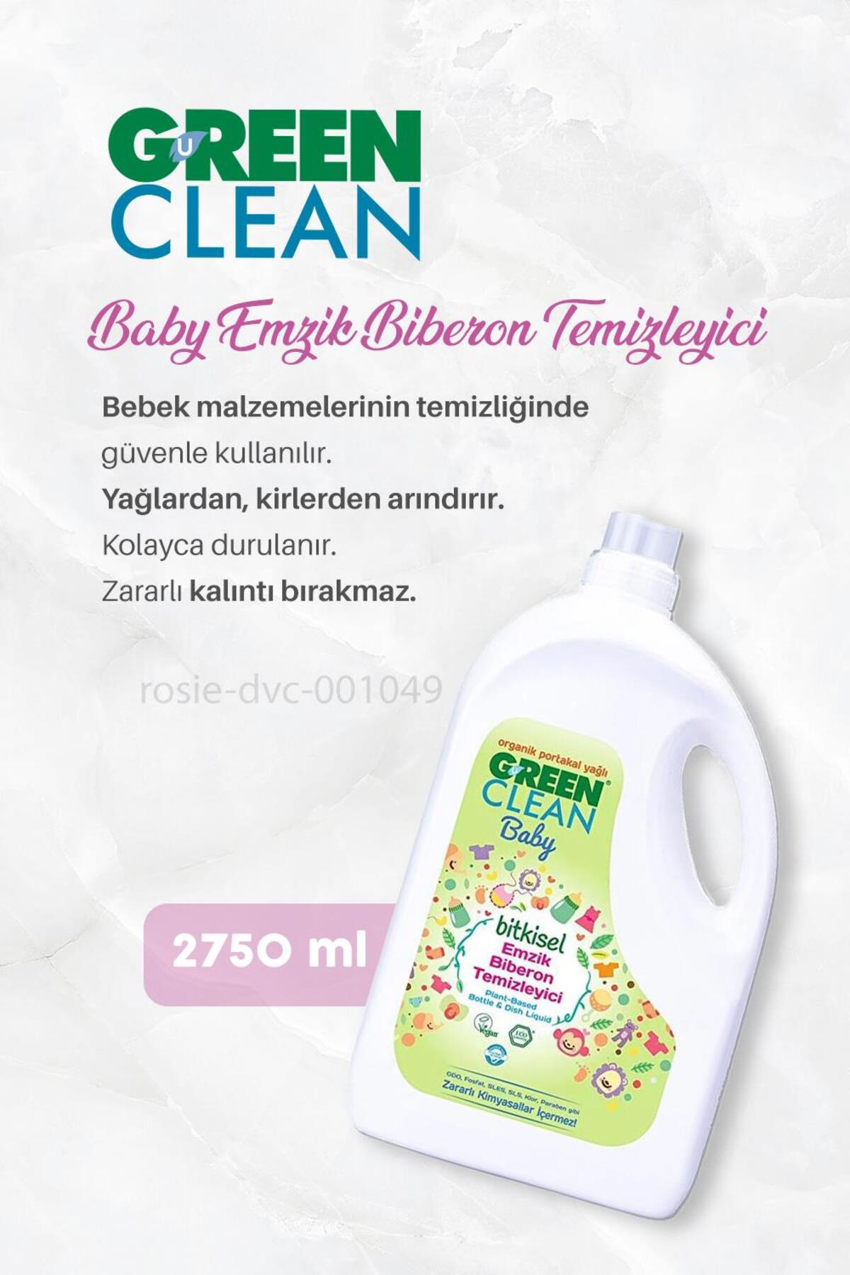 Baby Biberon Temizleyici 2.75 kg, Bulaşık Deterjanı 2.75 kg ve ROSIE