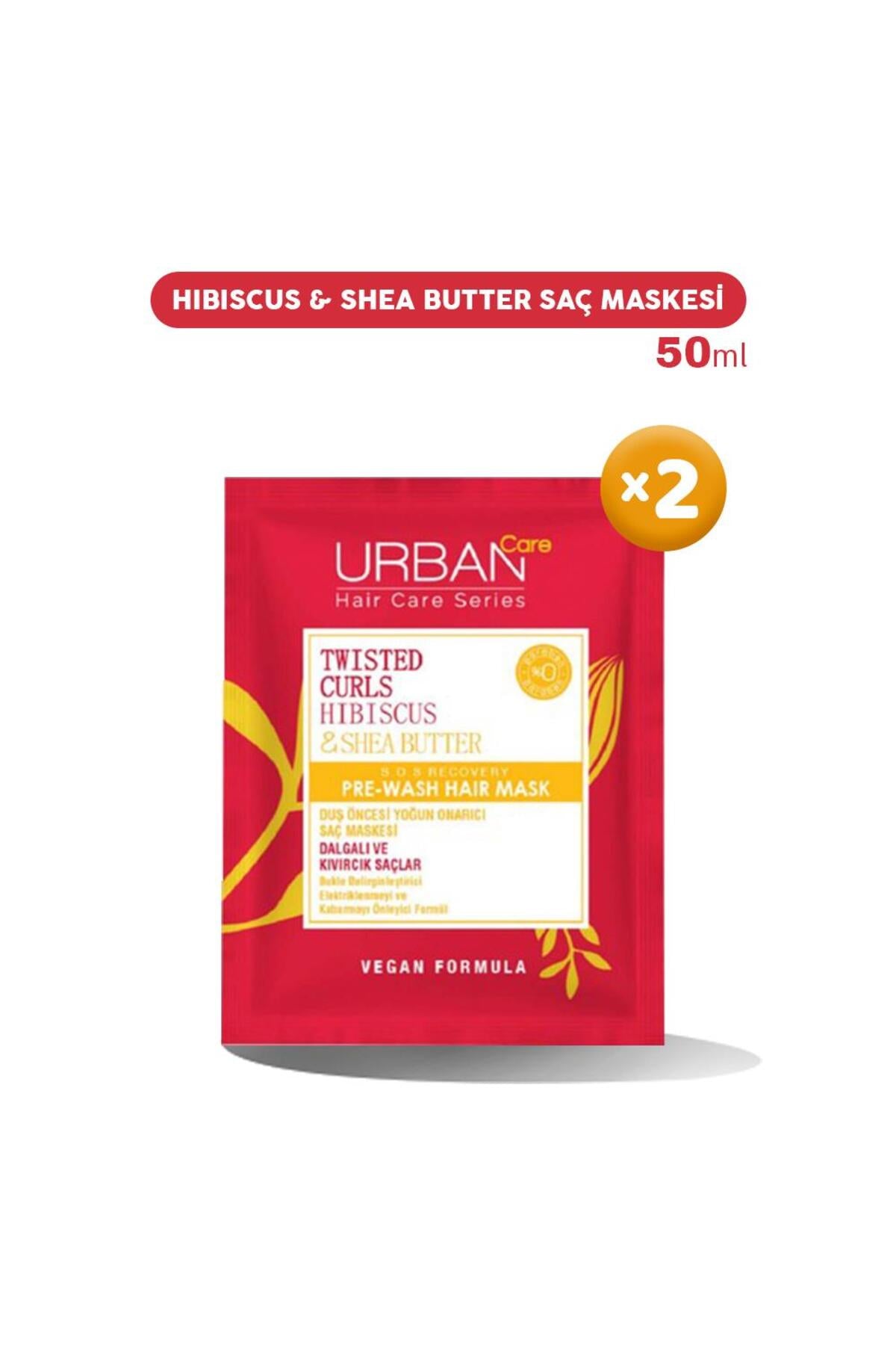 Hibiscus & Shea Butter Saç Maskesi 50 ml X 2