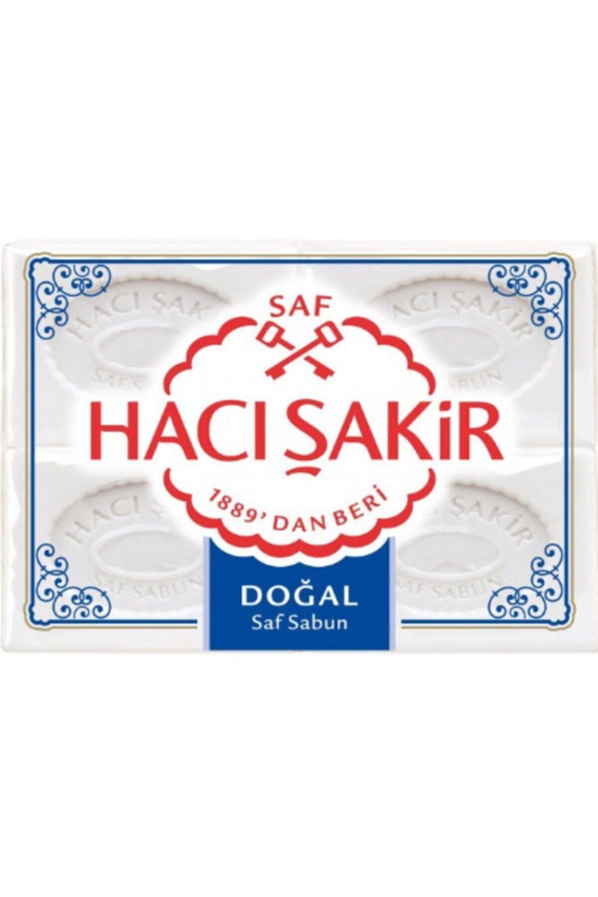 Kalıp Sabun 4'lü Doğal 600Gr. X 6 Adet
