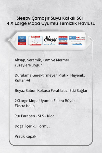 Arap ve Beyaz Sabun, Orkide ve 4 XL 50'li Çamaşır Suyu Mop Havlusu, Hediye Rosie