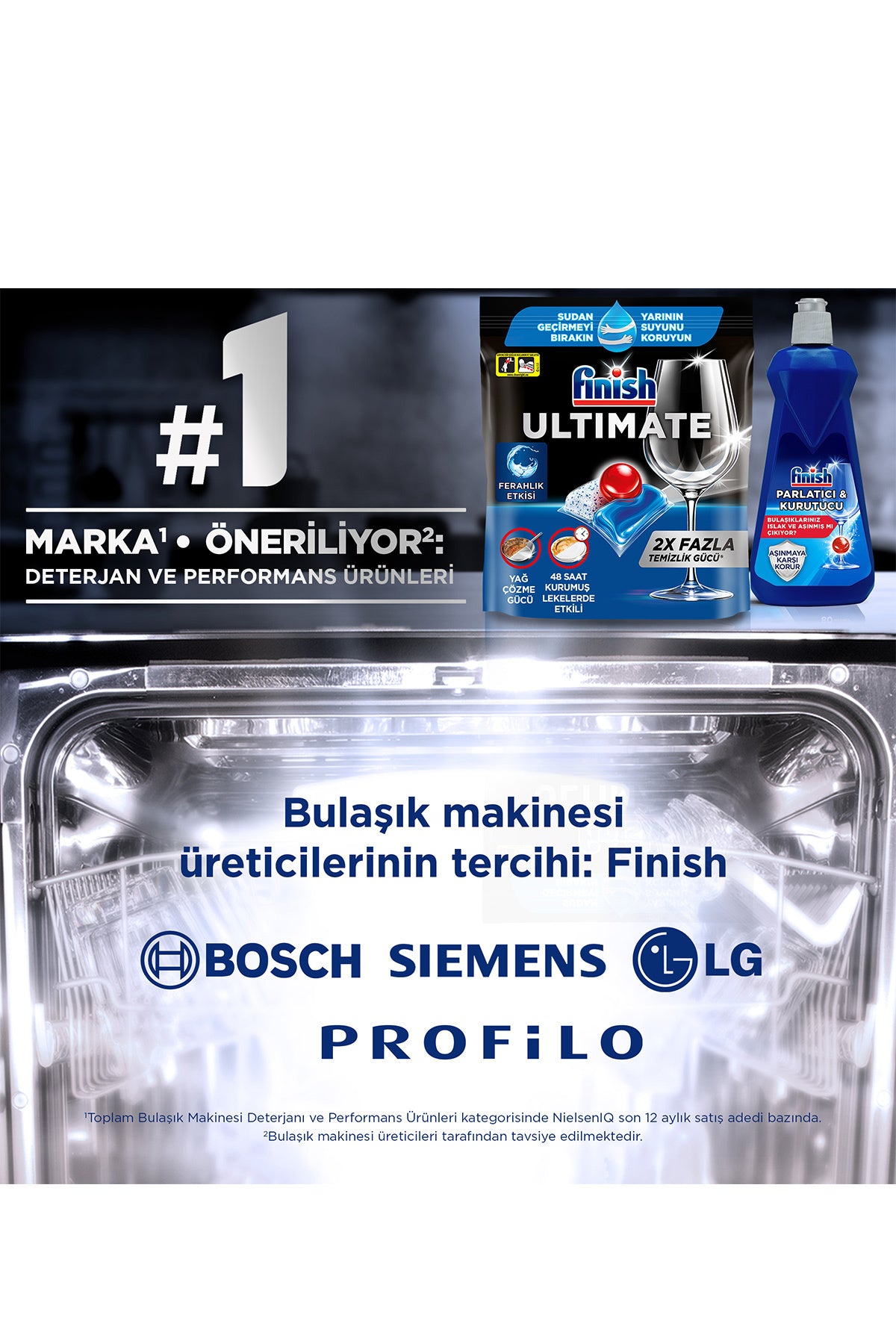 Ultimate Bulaşık Makinesi Deterjanı Kapsül Tablet 170 Adet (85 x 2)