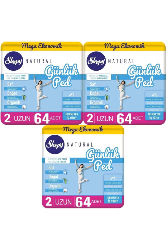 Natural Günlük Ped Uzun 192 Adet