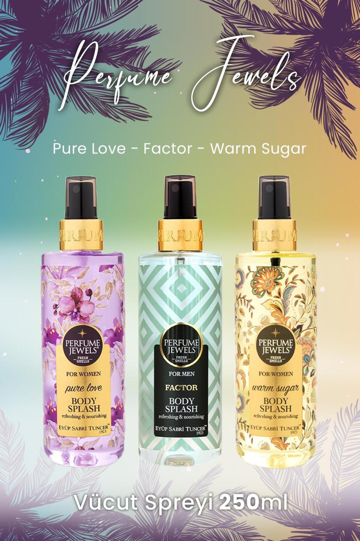 Vücut Spreyi Pure Love, Factor ve Warm Sugar
