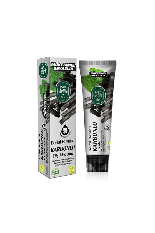 Doğal İçerikli Bambu Aktif Karbonlu Diş Macunu 75 ml