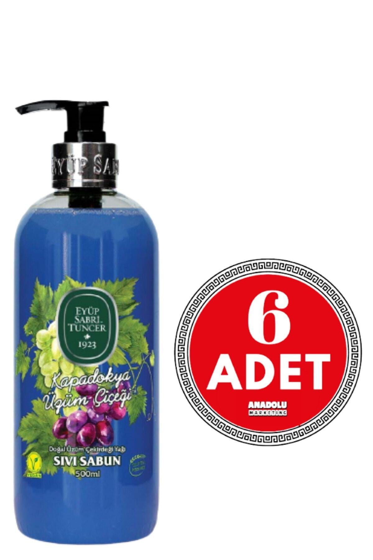 Kapadokya Üzüm Çiçeği Sıvı Sabun 500 ml x 6 Adet