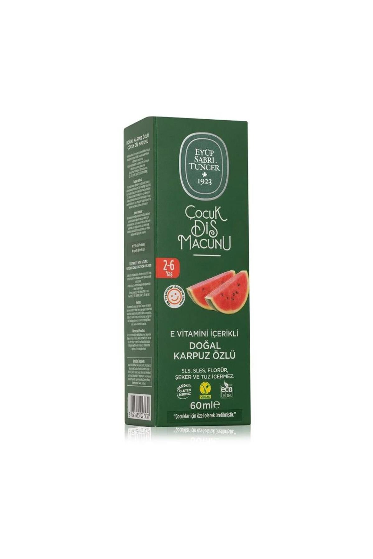 Doğal 5 Adet Karpuz Özlü Diş Macunu 60 ml, Rosie Hediye