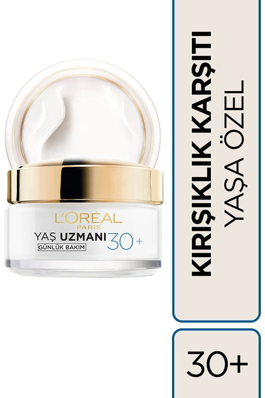 Yaş Uzmanı 30+ Kırışıklık Karşıtı Nemlendirici Gündüz Yüz Kremi 50ml