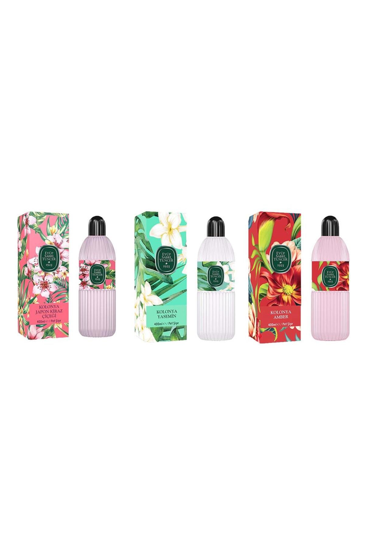 Kolonya Japon Kiraz Çiçeği, Yasemin ve Amber Pet Şişe 400 ML