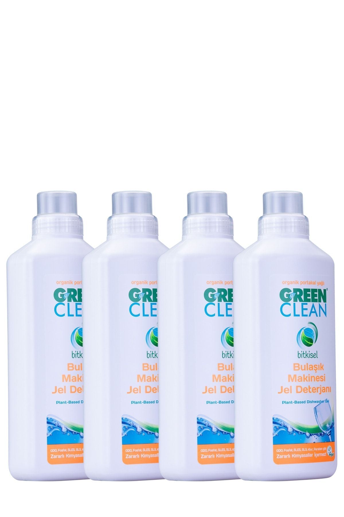 BULAŞIK MAKİNESİ JEL DETERJAN 1 LT. 4' LÜ SET