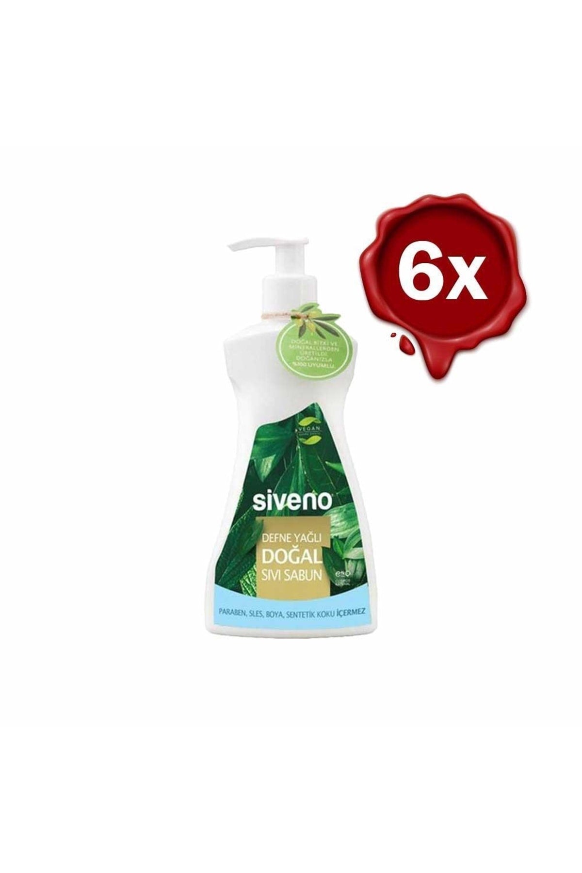 Defne Yağlı Doğal Sıvı Sabun 300 ml X 6