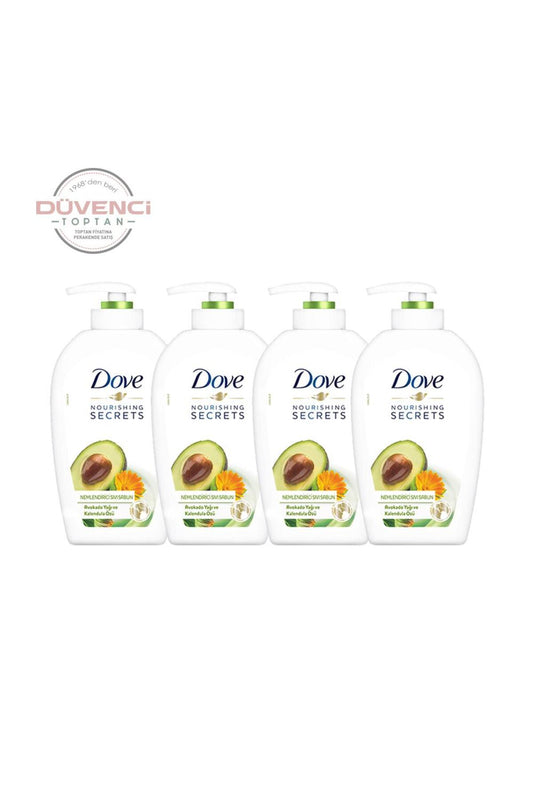 Düvenci Toptan Avokado Yağı ve Kalendula Özlü Sıvı Sabun 500 ML 4' lü Set Model 7