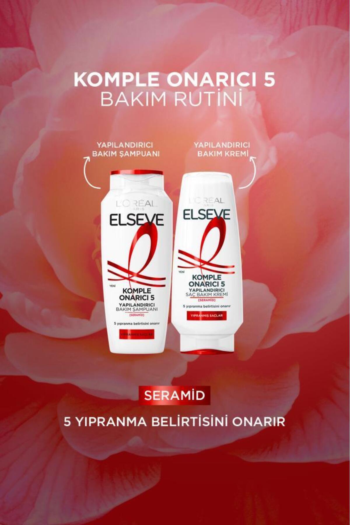 5'li 400ml Komple Onarıcı 5 Yapılandırıcı Bakım Şampuan Seti