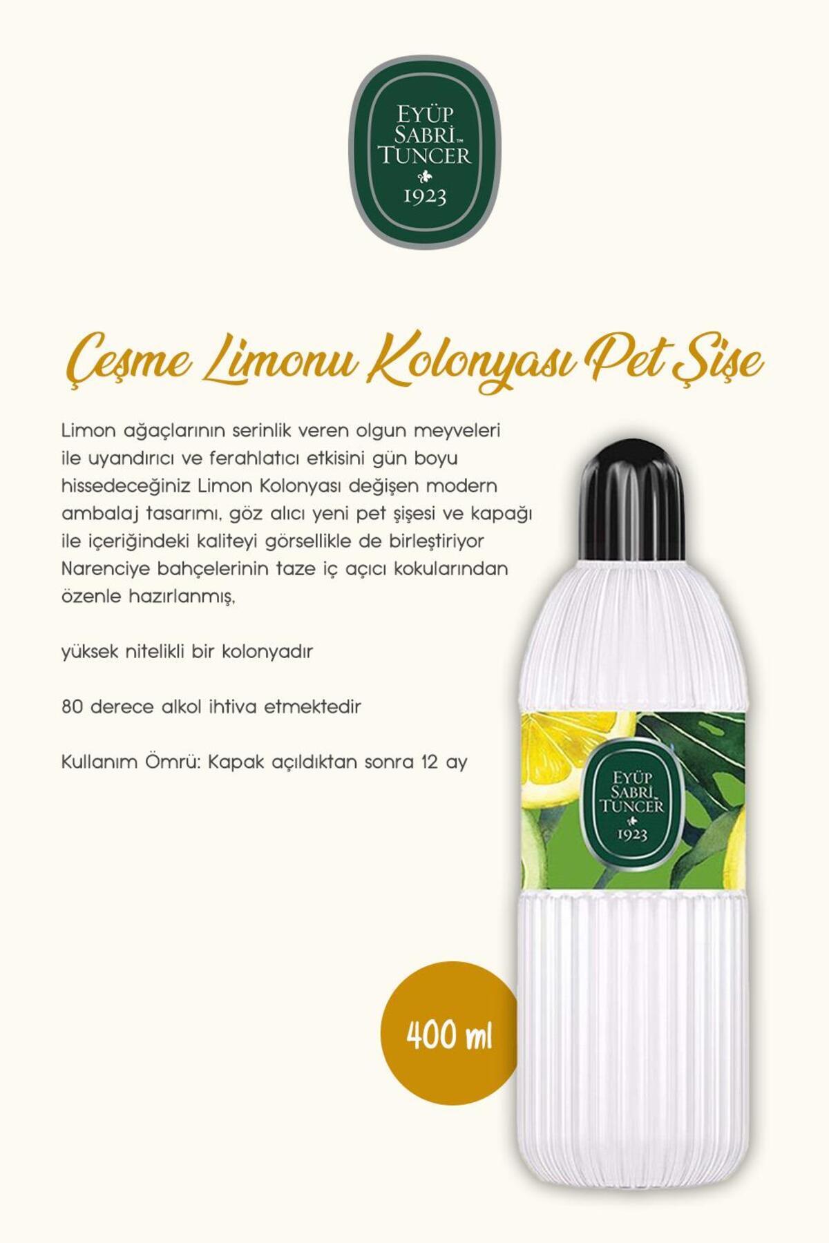 Çeşme Limonu Kolonya Pet ve Cam şişe 400 ml, 1lt klasik limon ve Rosie Hediye